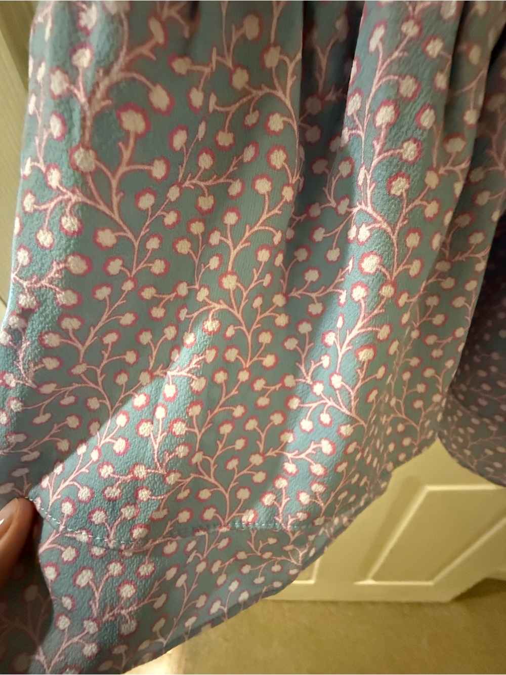 French Connection Smocked Ruffle Mini Dress - Picture 5 of 7